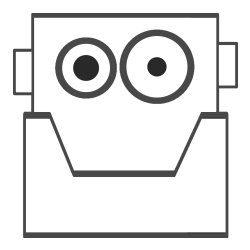 Pobarvanka glave robota