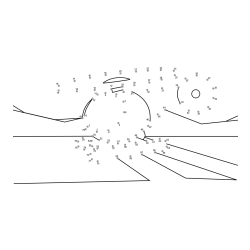 Pobarvanka helikopterja - poveži številke