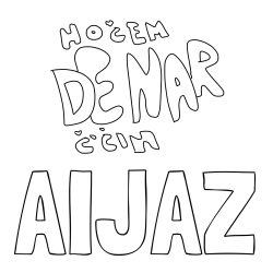 Online izdelana pobarvanka - Pobarvanka imena AIJAŽ in pobarvanka Hočem denar 💲