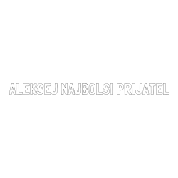 Pobarvanka imena ALEKSEJ NAJBOLŠI PRIJATEL