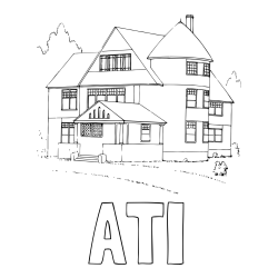 Online izdelana pobarvanka - Pobarvanka imena ATI in pobarvanka stare vile