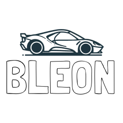 Online izdelana pobarvanka - Pobarvanka imena BLEON in otroška pobarvanka dirkalnega avtomobila