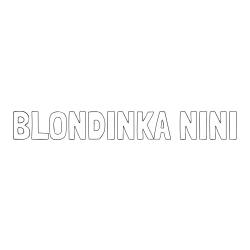 Pobarvanka imena BLONDINKA NINI