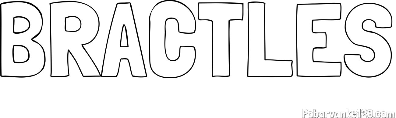 Pobarvanka imena BRACTLES