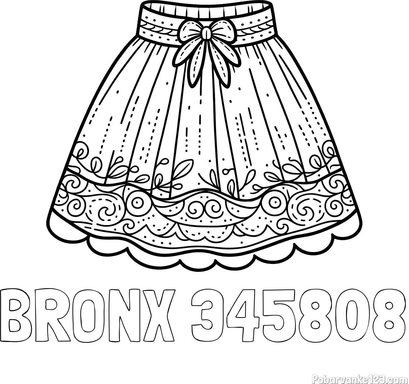 Pobarvanka imena BRONX 345808 in pobarvanka ženskega krila
