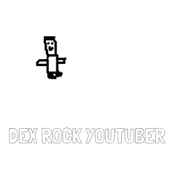Online izdelana pobarvanka - Pobarvanka imena DEX ROCK YOUTUBER in dex rock