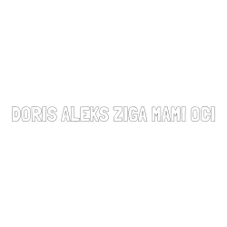 Online izdelana pobarvanka - Pobarvanka imena DORIS ALEKS ZIGA MAMI OČI