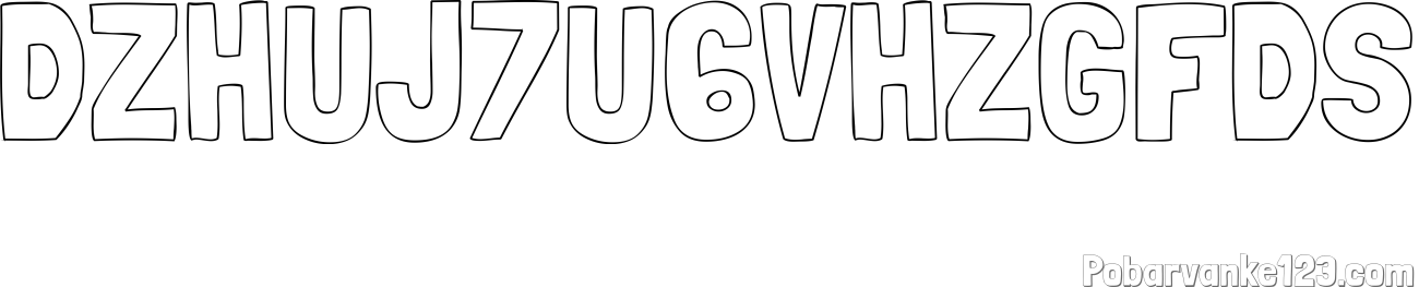 Pobarvanka imena DZHUJ7U6VHZGFDS