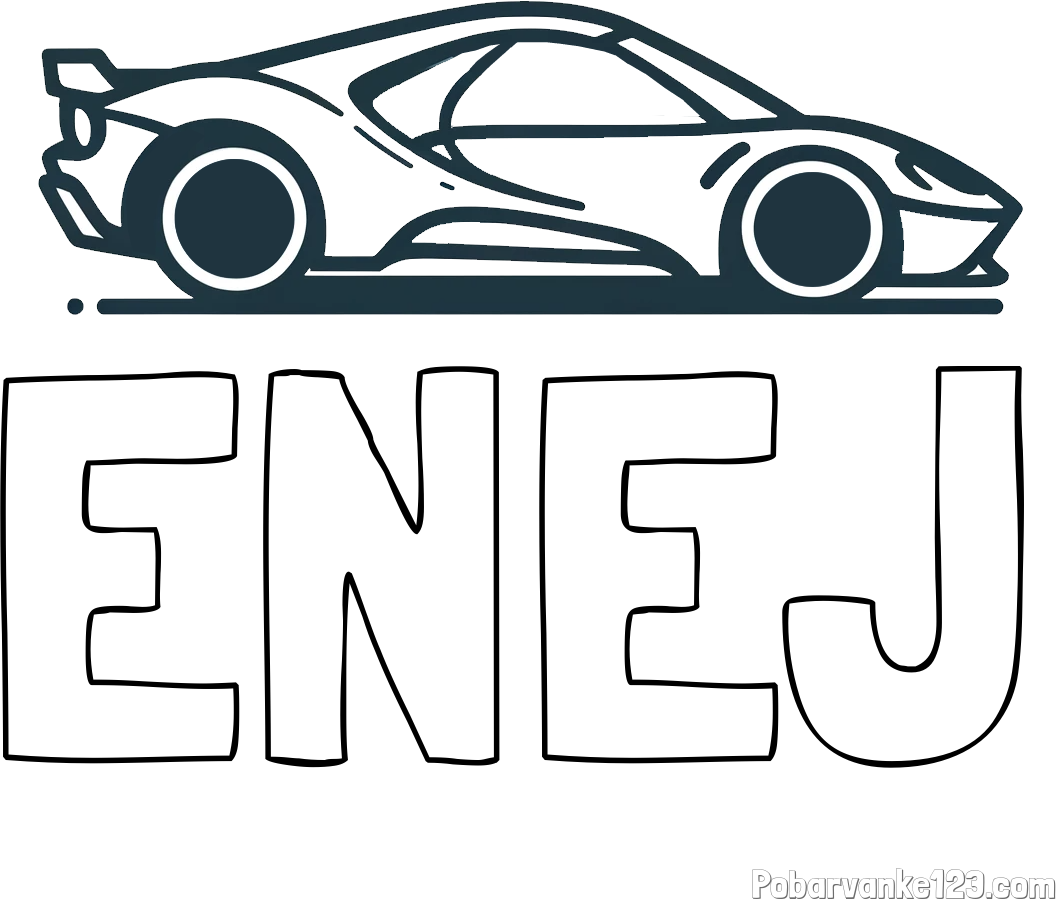 Pobarvanka imena ENEJ in otroška pobarvanka dirkalnega avtomobila