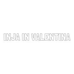 Online izdelana pobarvanka - Pobarvanka imena INJA IN VALENTINA