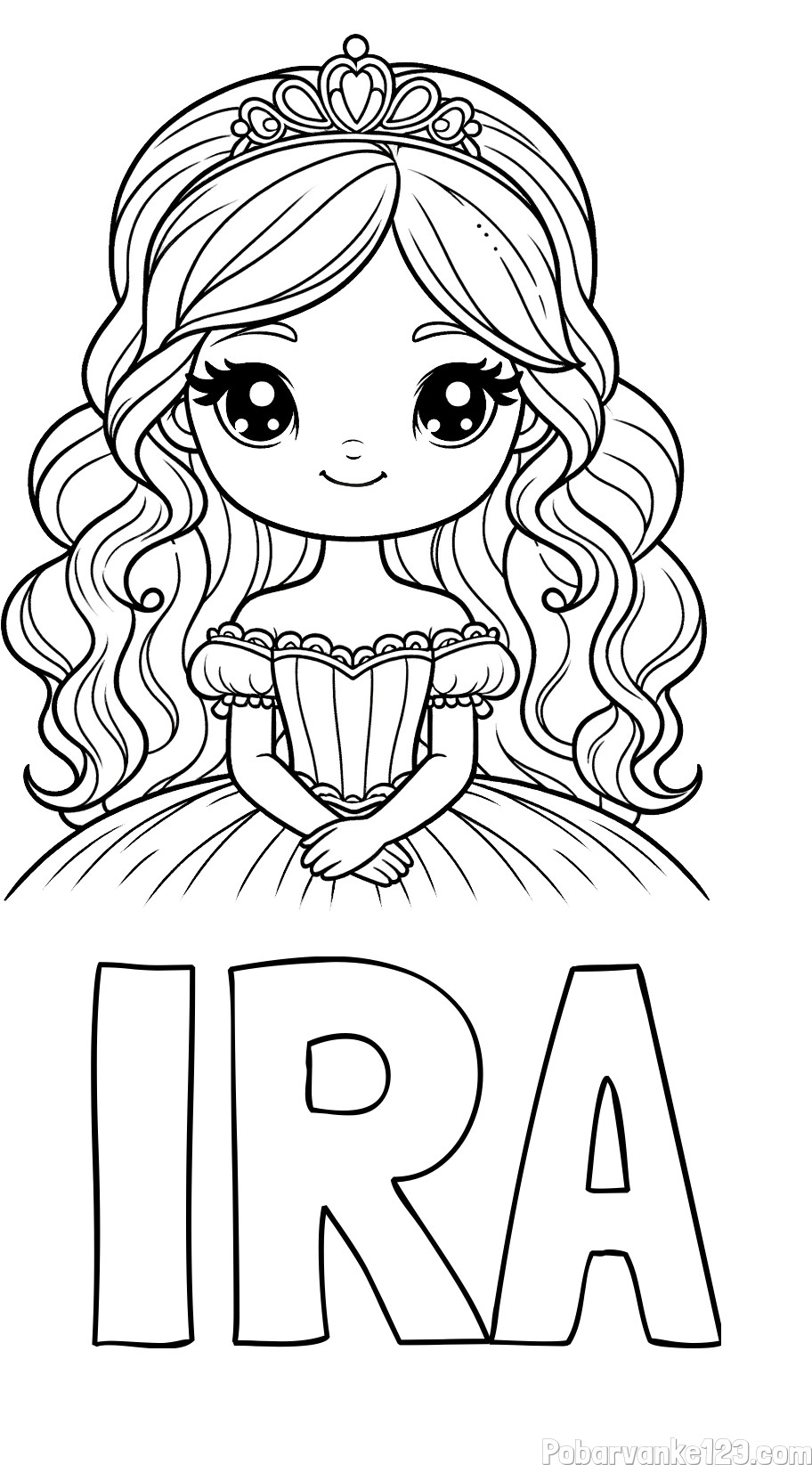 Pobarvanka imena IRA