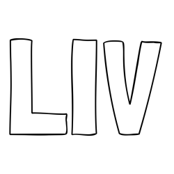 Online izdelana pobarvanka - Pobarvanka imena LIV