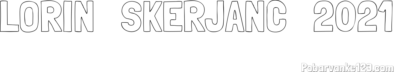 Pobarvanka imena LORIN   ŠKERJANC   2021