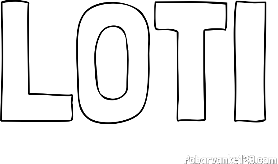 Pobarvanka imena LOTI