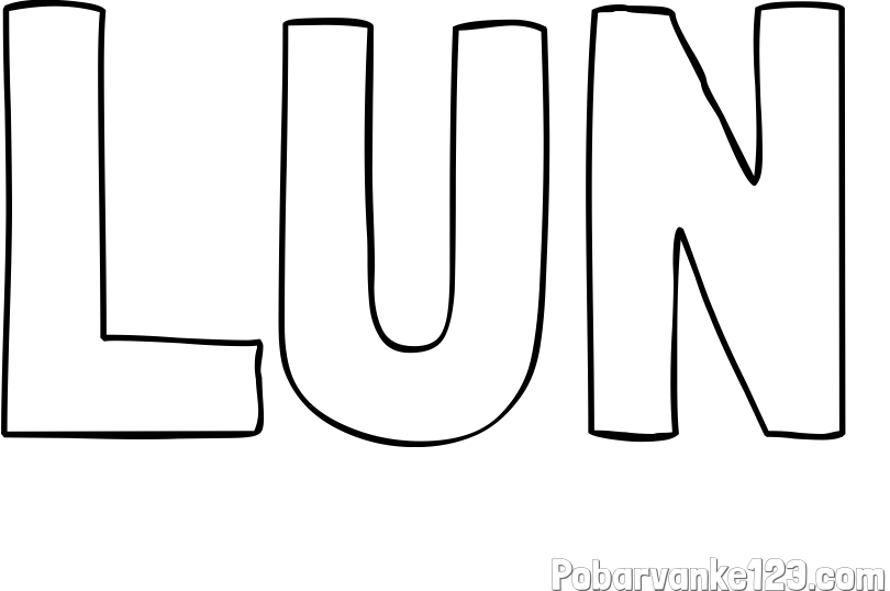 Pobarvanka imena LUN