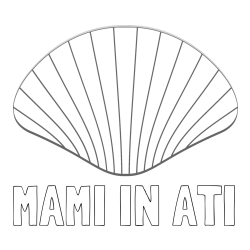 Online izdelana pobarvanka - Pobarvanka imena MAMI IN ATI in pobarvanka preproste školjke