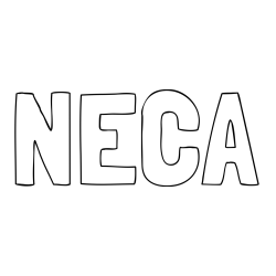 Online izdelana pobarvanka - Pobarvanka imena NECA