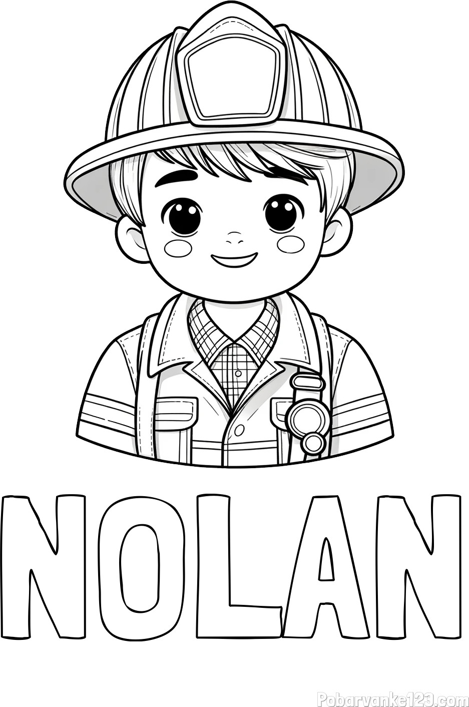 Pobarvanka imena NOLAN