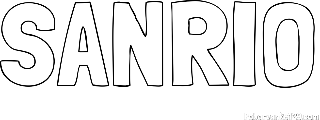 Pobarvanka imena SANRIO