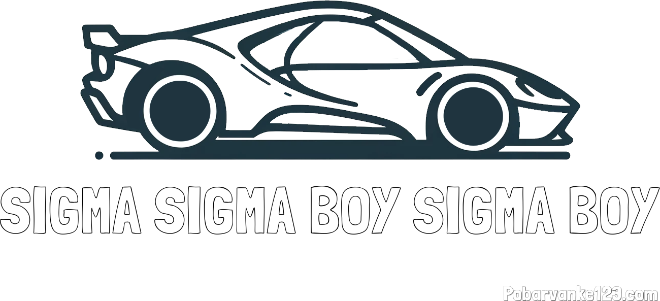 Pobarvanka imena SIGMA SIGMA BOY SIGMA BOY in otroška pobarvanka dirkalnega avtomobila