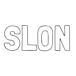 Online izdelana pobarvanka - Pobarvanka imena SLON