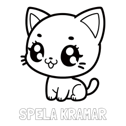 Online izdelana pobarvanka - Pobarvanka imena ŠPELA KRAMAR in pobarvnaka ljubke muce v anime slogu