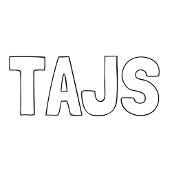 Online izdelana pobarvanka - Pobarvanka imena TAJS