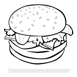 Online izdelana pobarvanka - Pobarvanka imena TEOOOOOOOOOOOOOOOOOOOOOOO in pobarvanka hamburgerja