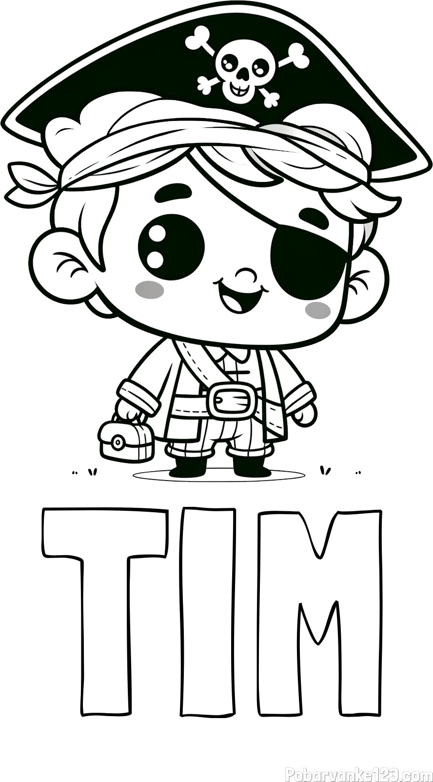 Pobarvanka imena TIM