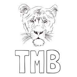 Online izdelana pobarvanka - Pobarvanka imena TMB in pobarvanka levinje