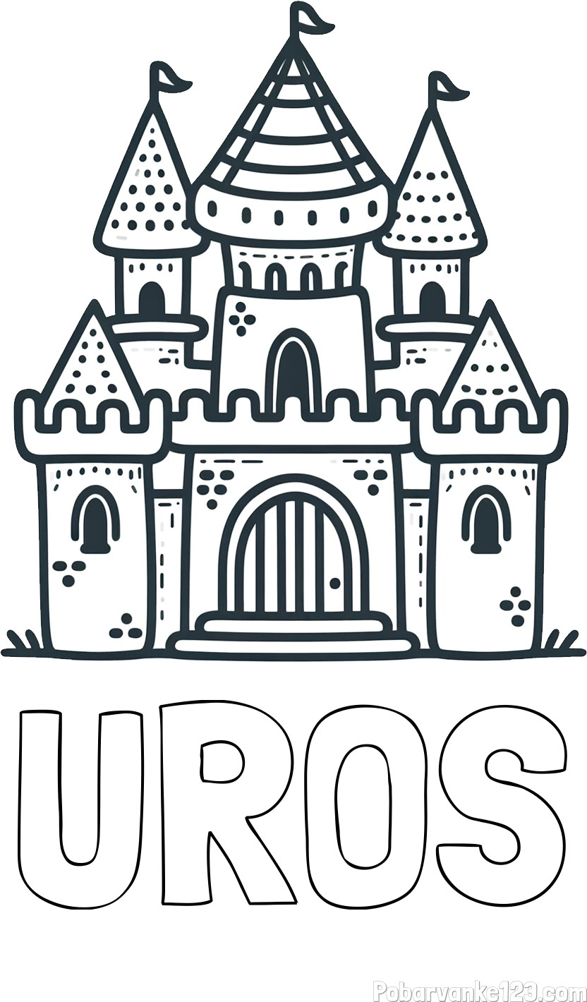 Pobarvanka imena UROŠ