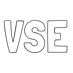 Online izdelana pobarvanka - Pobarvanka imena VSE