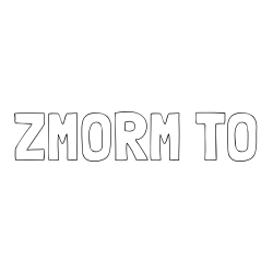 Online izdelana pobarvanka - Pobarvanka imena ZMORM TO