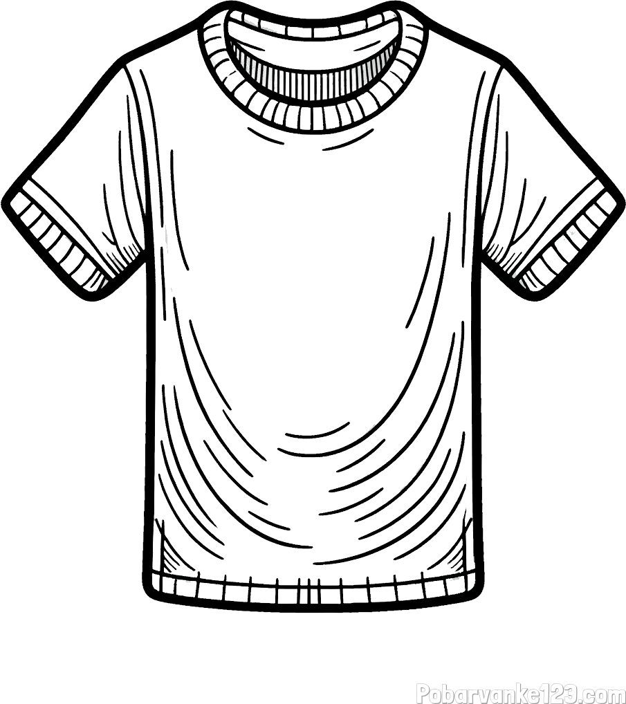 Pobarvanka kratke majice