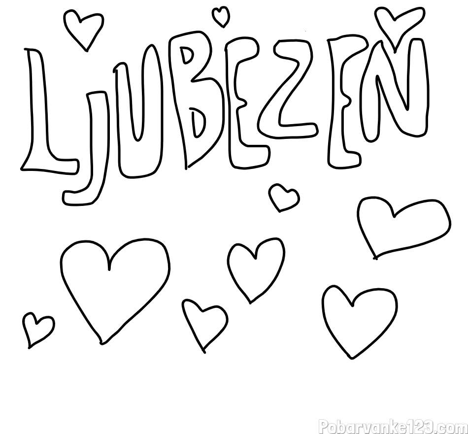 Pobarvanka ljubezni ❤