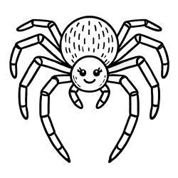 Pobarvanka veselega pajka