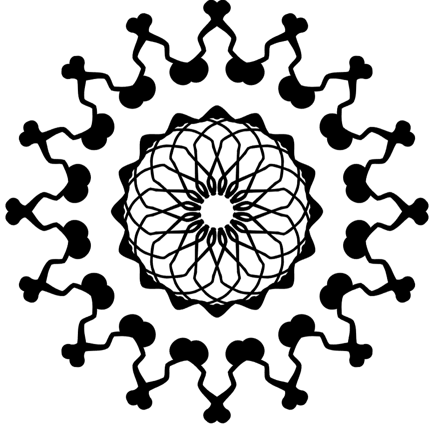 Lepa pobarvanka mandale