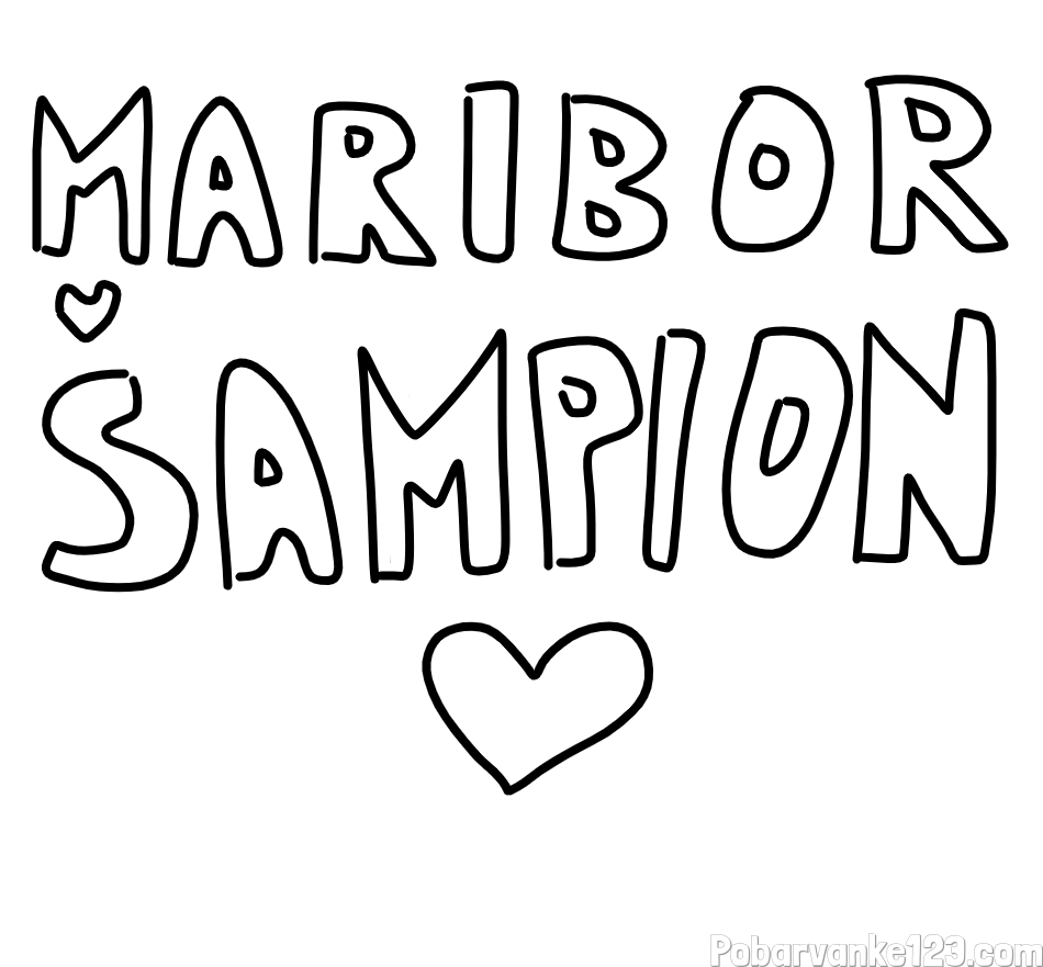 Pobarvanka MARIBOR ŠAMPION