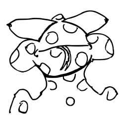 Pobarvanka nenavadne pošasti