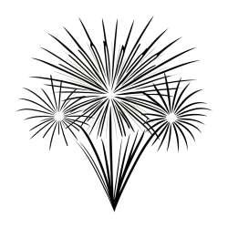 Pobarvanka novoletnega ognjemeta