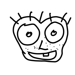 Pobarvanka pegastega otroka TROLLa