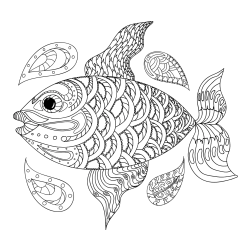 Pobarvanka pisane ribe