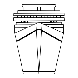 Pobarvanka potniške ladje