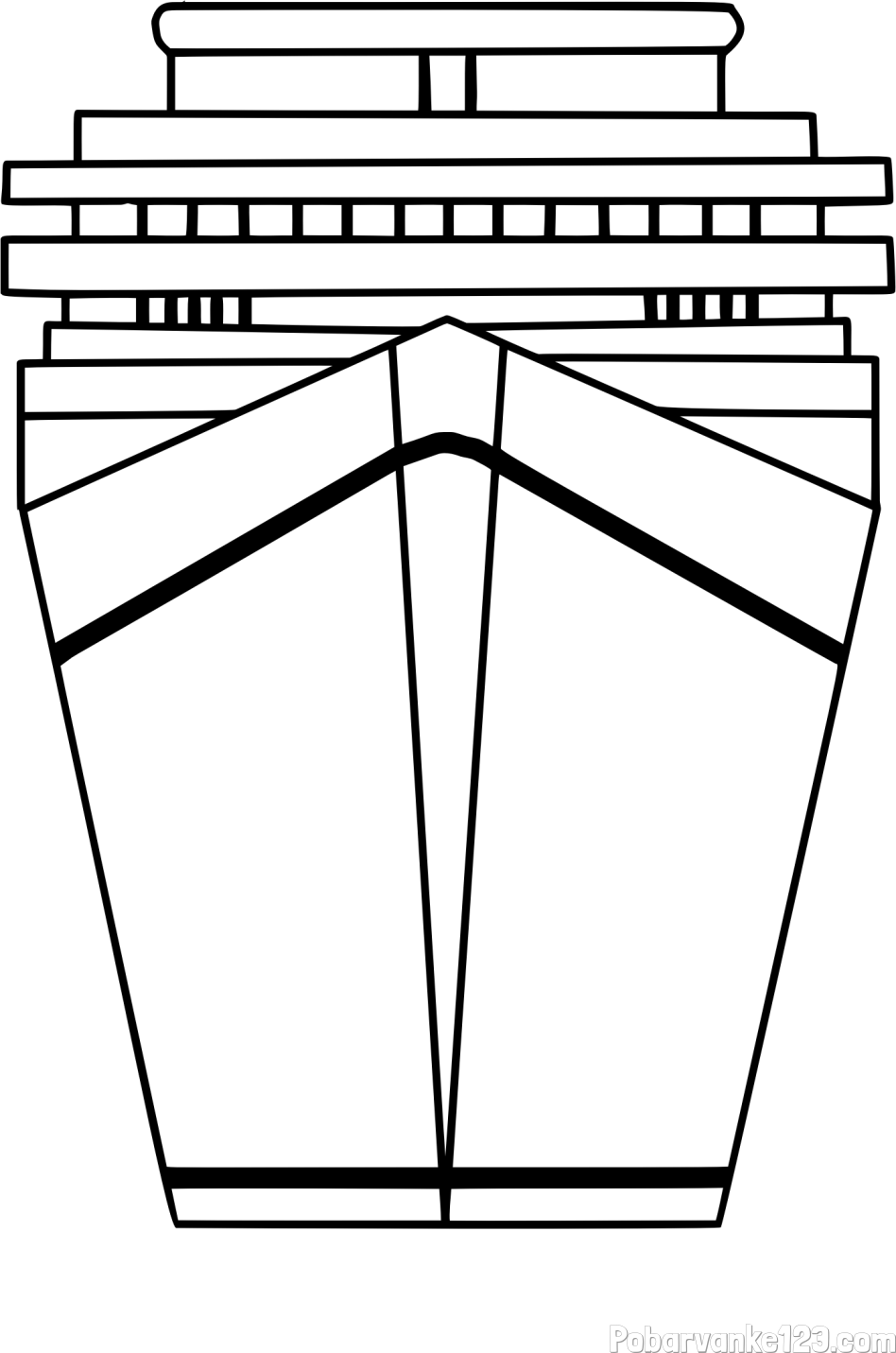 Pobarvanka potniške ladje