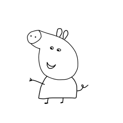 Pobarvanka pujse PEPE 🐽