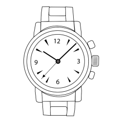 Pobarvanka ročne ure