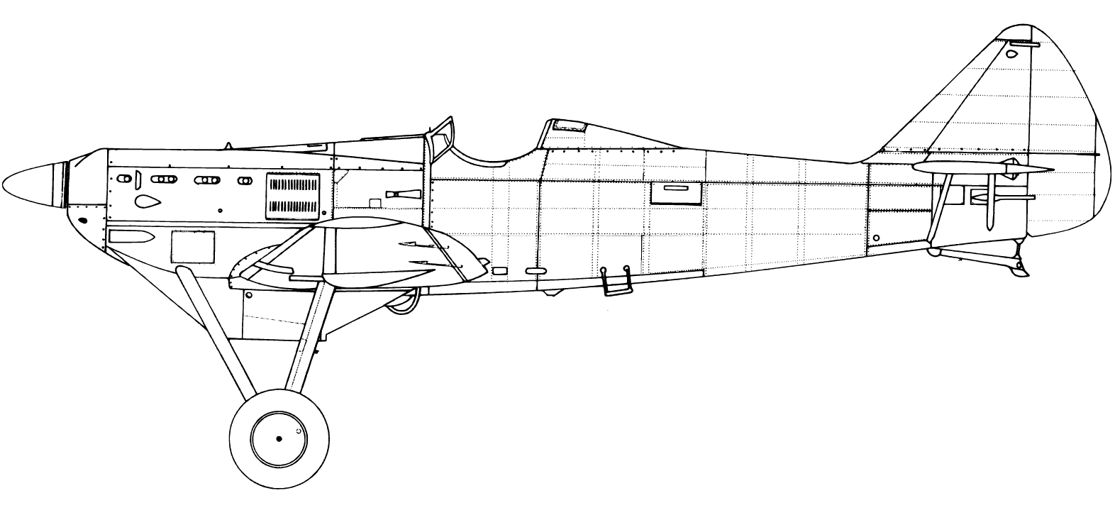 Pobarvanka starega letala