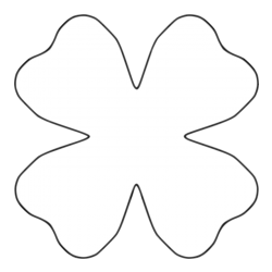 Pobarvanka štiriperesna deteljica