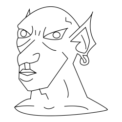 Pobarvanka strašnega škrata