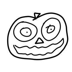 Pobarvanka velike buče 🎃